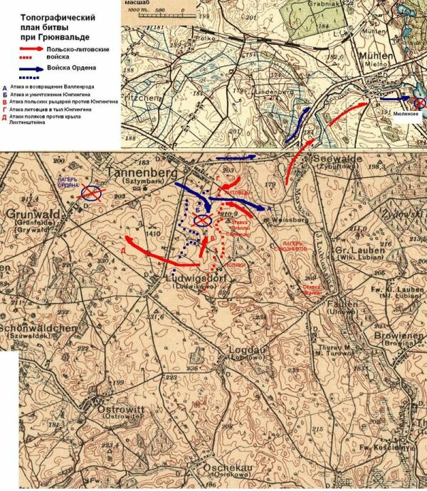 Грюнвальдская битва: по следам хроники Длугоша